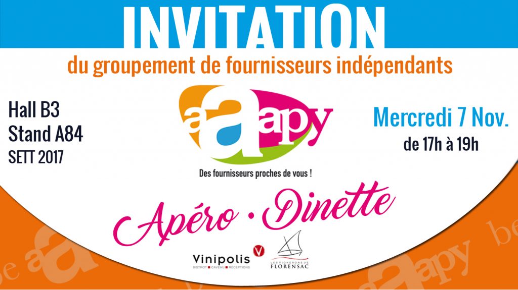 Invitation apéritif SETT - AAAPY